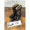 Image 9 : Antique Acme Maverick Childs Inlaid Cowboy Boots