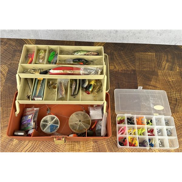 Vintage Tackle Box Full of Fishing Lures