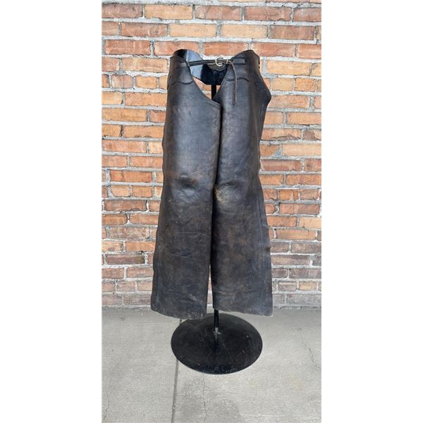 Leather Montana Cowboy Chaps