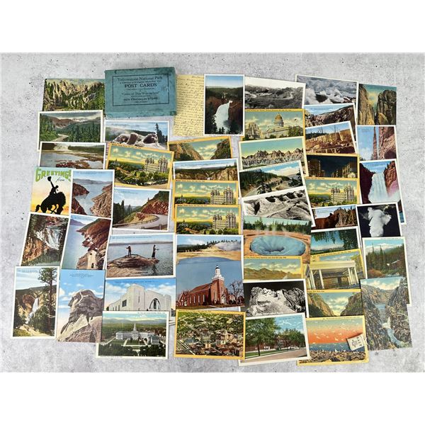 Collection Of Yellowstone Park & Other Post Cards