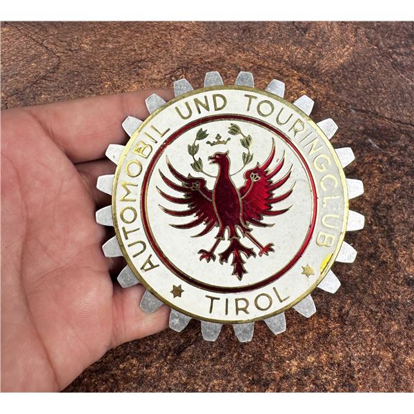 Austrian Automobile Badge Tyrol Touring Club