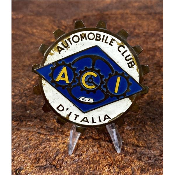 Automobile Club Of Italy Badge Emblem