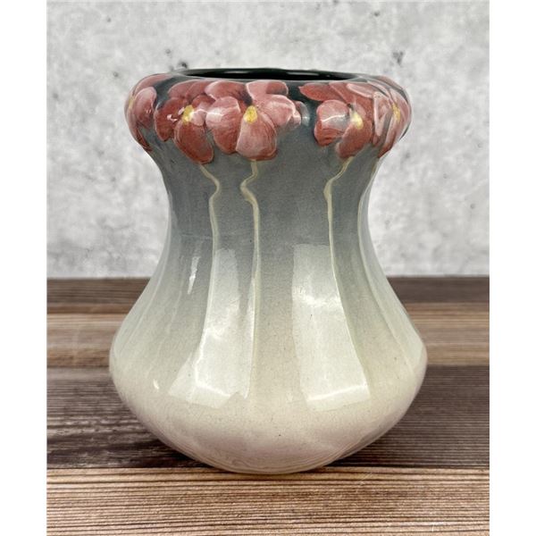 Weller Pottery Etna Pansies Vase