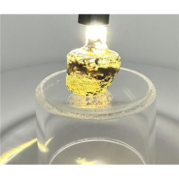 Time of Christ Ancient Roman Bottle Amber Yellow
