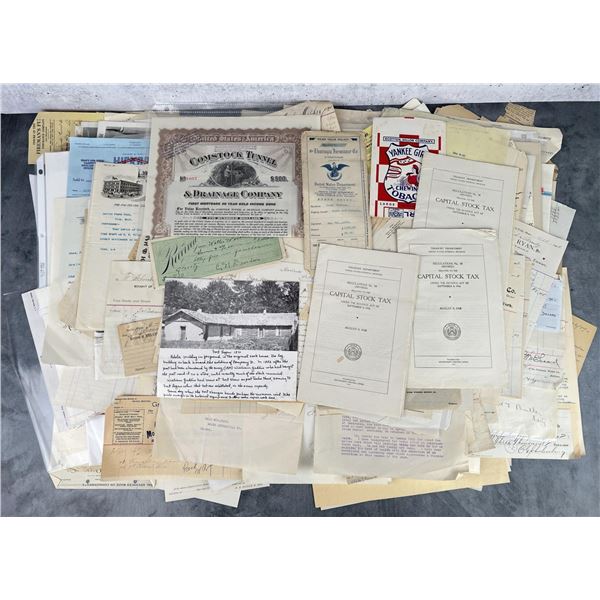 Collection of Antique Montana Paper Ephemera