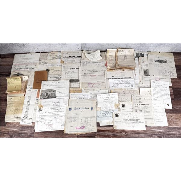 Collection of Antique Montana Paper Ephemera