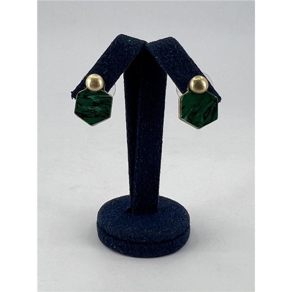 Malachite Earrings