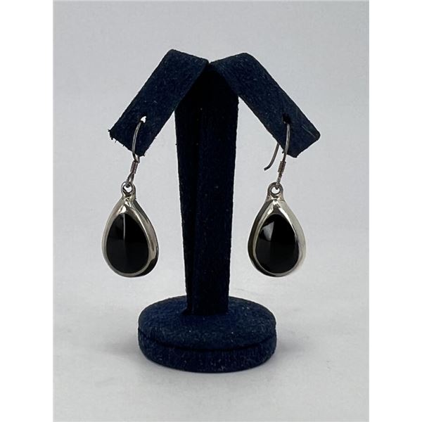 Navajo Sterling Silver Teardrop Earrings