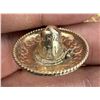 Image 1 : 10K Gold Mexican Sombrero Charm