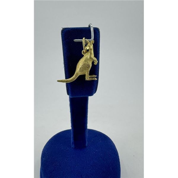 18k Gold Kangaroo Charm