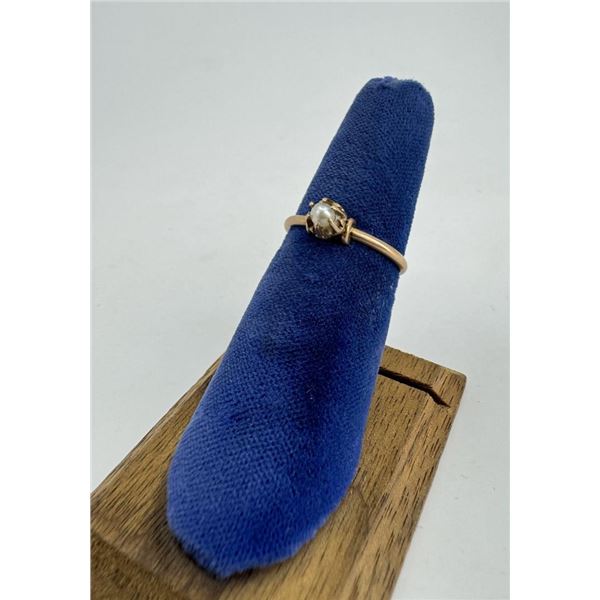 Victorian 14k Gold Seed Pearl Ring