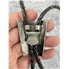 Image 3 : Zuni Indian Inlaid Sterling Silver Bolo Tie