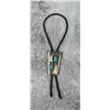Image 2 : Navajo Sterling Silver Turquoise Bolo Tie