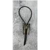 Image 3 : Navajo Sterling Silver Turquoise Bolo Tie