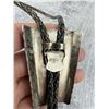 Image 4 : Navajo Sterling Silver Turquoise Bolo Tie