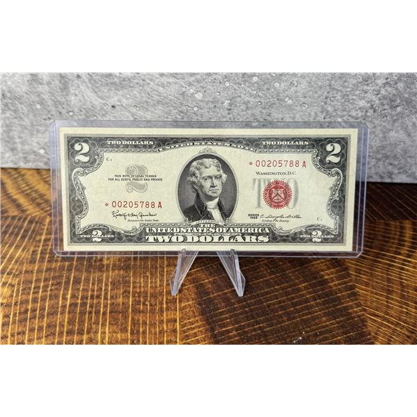 Two Dollar Red Seal Star Note Series 1963