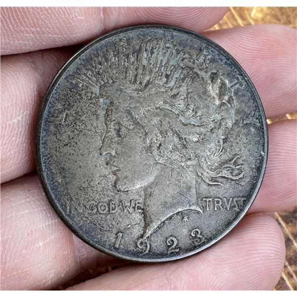 1923 D Silver Peace Dollar