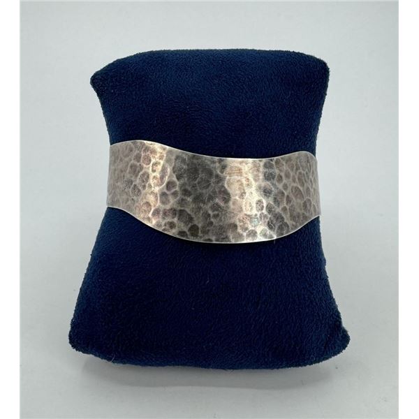 Hammered Sterling Silver Cuff Bracelet