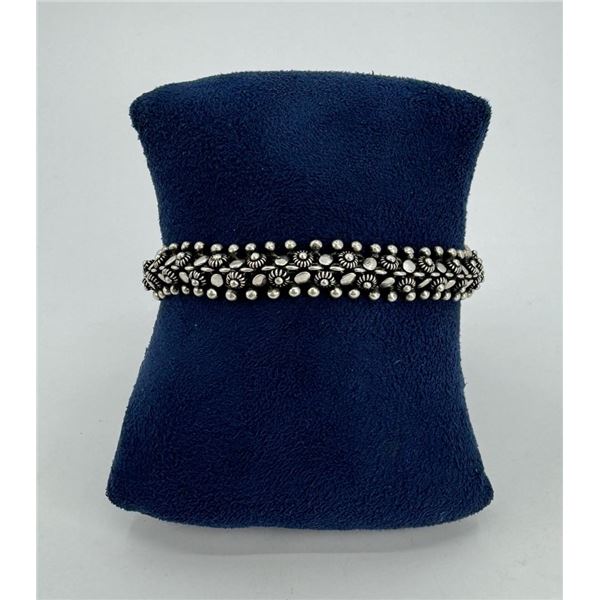 Sterling Silver Bali Chain Bracelet