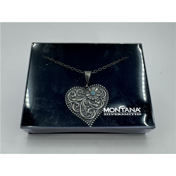 Montana Silversmiths Heart Pendant Necklace
