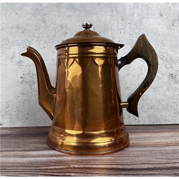 Copper Coffee Hot Chocolate Pot