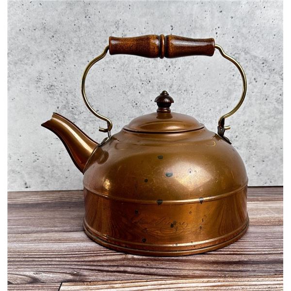 Copper Paul Revere Teapot Kettle