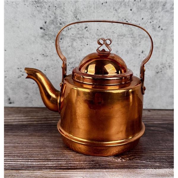 Leksand Copper Teapot Kettle Sweden