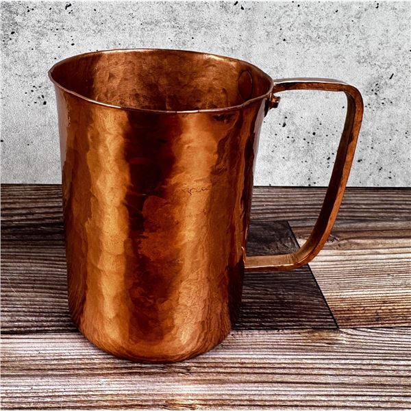 Hand Hammered Copper Mug Tankard