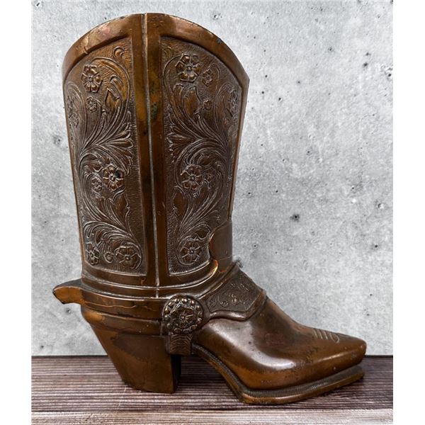 Champion Copper Cowboy Boot Wall Pocket