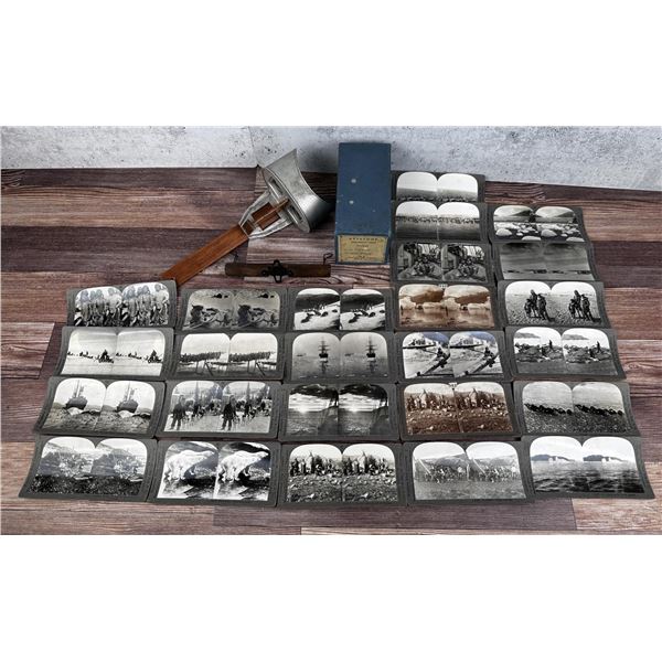 Keystone Stereoview Set and Viewer