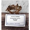 Image 1 : Native Copper Specimen Queensland Australia