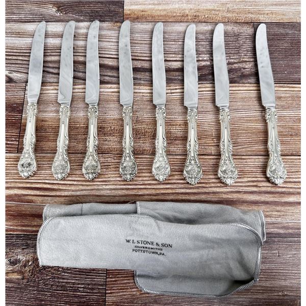 King Edward By Gorham Sterling Handled Knives