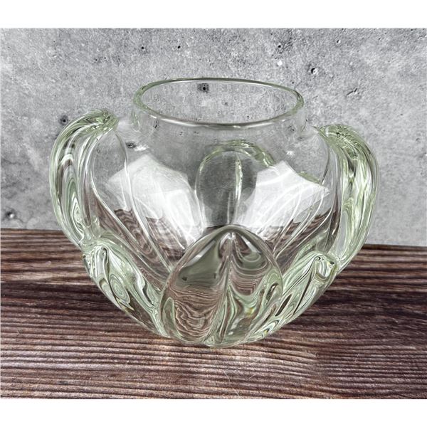 Rochester Folk Art Guild Art Glass Vase