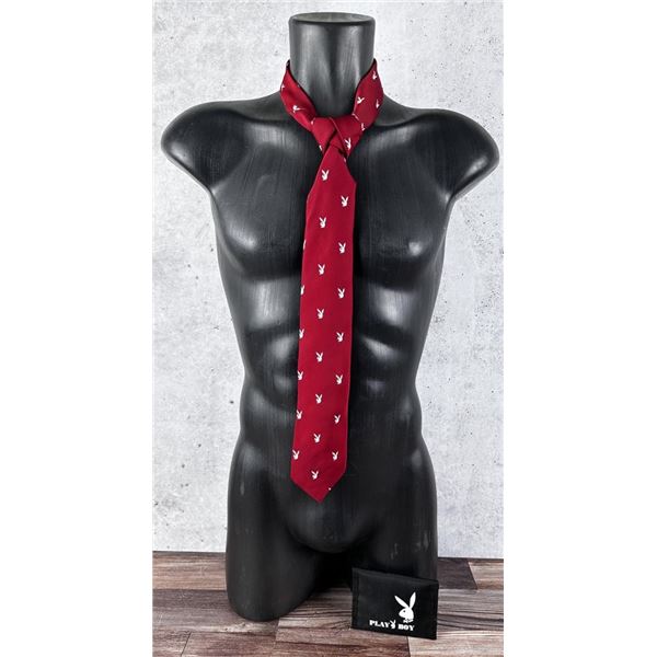 Vintage Playboy Bunny Wallet and Tie