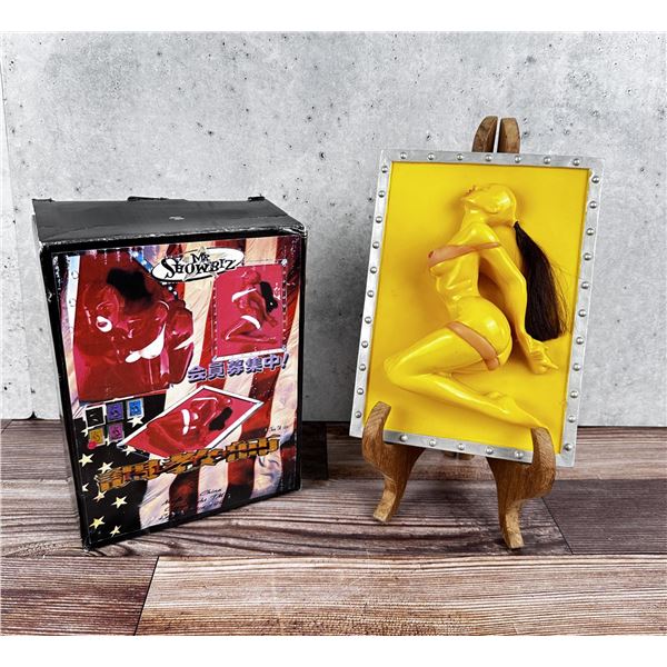 Unusual Vintage Mr. Showbiz Bondage BDSM Plaque