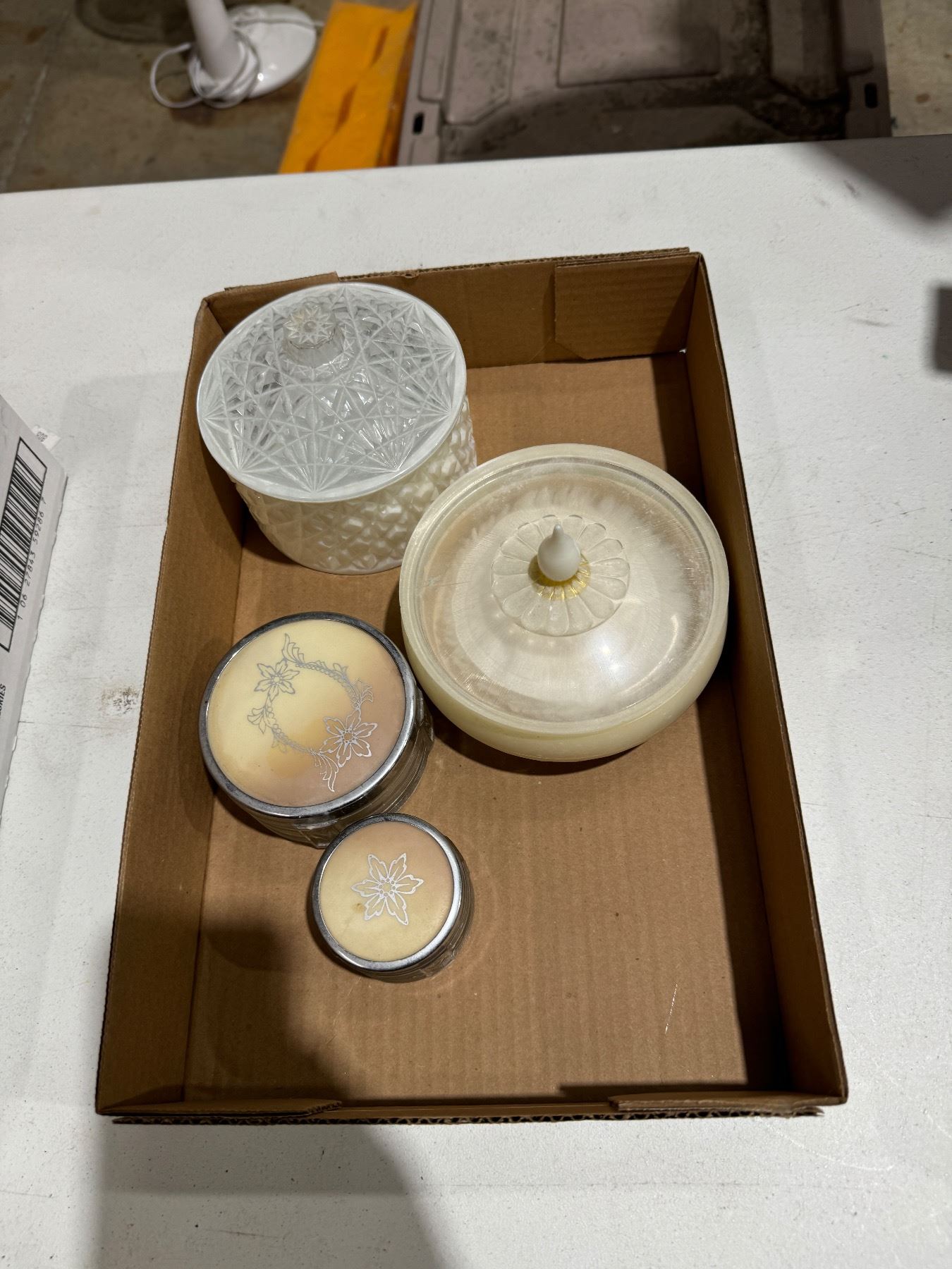 Vintage bathroom accessories