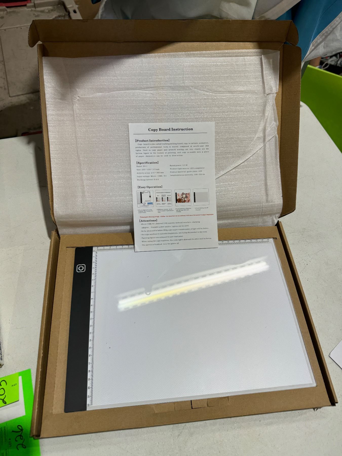 Light box tracing box