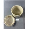 Image 2 : Vintage #3 Medalta Potteries Redcliff, Alta. Crock Pot w/ Lid. Approx. 5" H x 6.5" Diam
