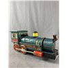 Image 2 : 2 Vintage Battery Operated Tin Toy Trains By Modern Toys Japan. Approx. 13"L