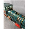 Image 7 : 2 Vintage Battery Operated Tin Toy Trains By Modern Toys Japan. Approx. 13"L