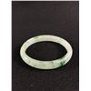 Image 1 : Pretty Solid Jade Bangle Bracelet, Approx. 2.75" Diameter
