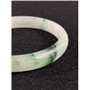Image 2 : Pretty Solid Jade Bangle Bracelet, Approx. 2.75" Diameter