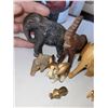 Image 2 : Lot of Miniature Collectible Elephants | Various Materials from Wood to Brass