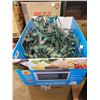 Image 1 : Microwave Box Full of Numerous Strands of Clear Outdoor Lights