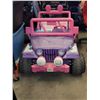 Image 2 : Pink & Purple Power Wheels Jeep