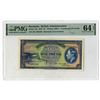 Image 1 : Bermuda Government, 1937, Issued Banknote