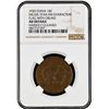 Image 1 : China: 1920, 10 Cash, NGC Graded AU DETAILS - HARSHLY CLEANED.