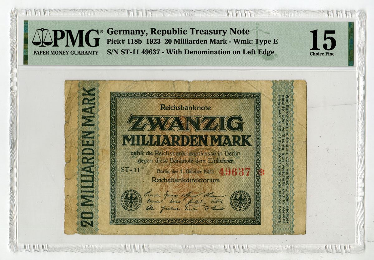 Republic Note From Legend Republic Treasury Note, 1923, Issued Banknote Error Rarity - Archives ...