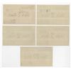 Image 2 : Germany, XIV Army Corps (Karlsruhe), K-75f, Lot of 4 P.O.W. Remainder Notes, ND (1917-1918)
