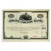 Image 1 : Albany County Bank, ND (ca. 1860-70s), Specimen Stock Certificate